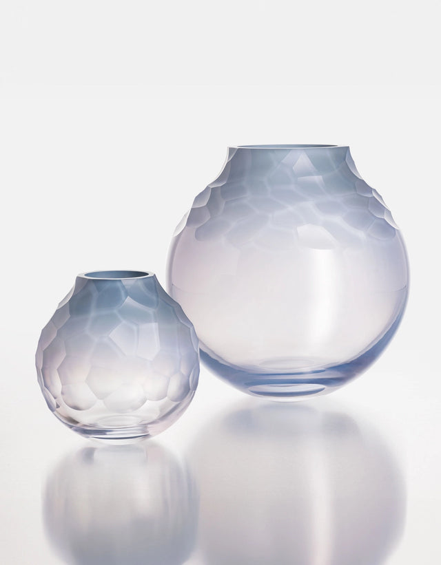 THE DOTTY LARGE VASE IN OPAL VIOLET