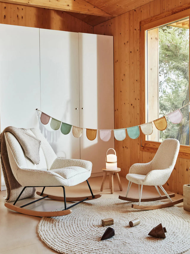 JOEY KIDS ROCKING CHAIR MADE OF BOUCLE