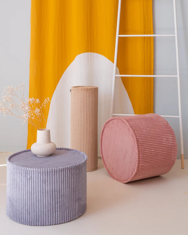 PINK MOUSSE POUF