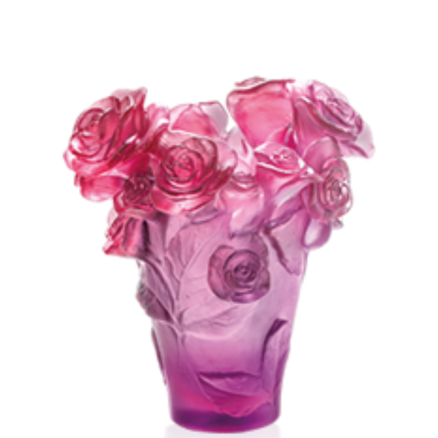 RED & PURPLE VASE ROSE PASSION