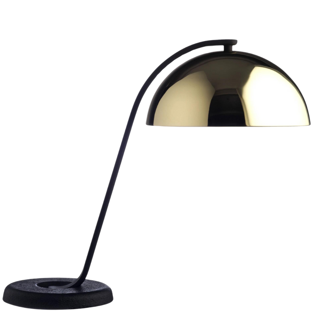 CLOCHE LAMP POLISHED BLACK BRASS