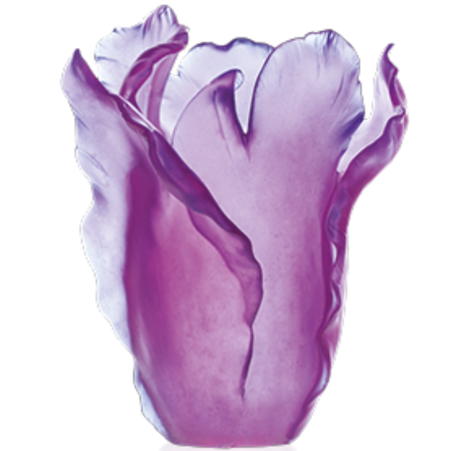 LARGE ULTRAVIOLET TULIPE VASE