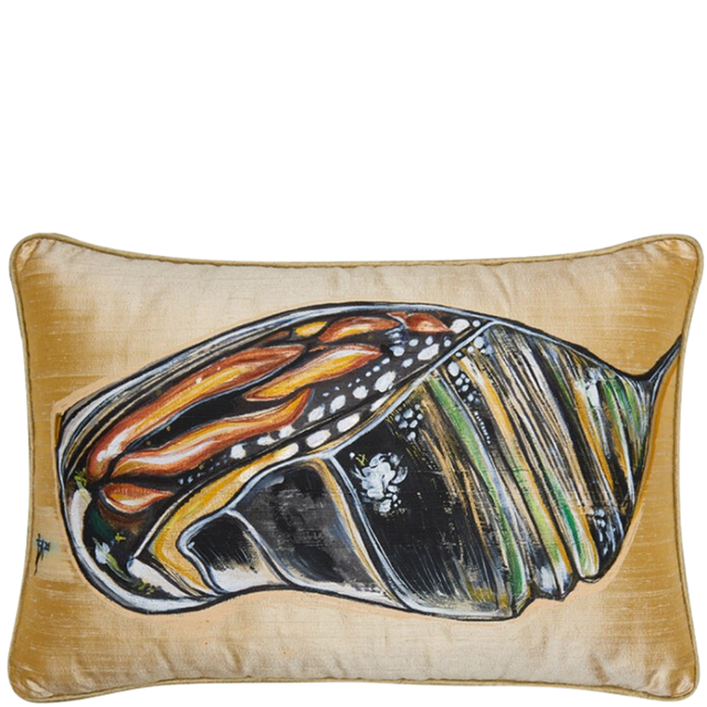 ALPAQ STUDIO. RECTANGULAR SILK CUSHION KOZA