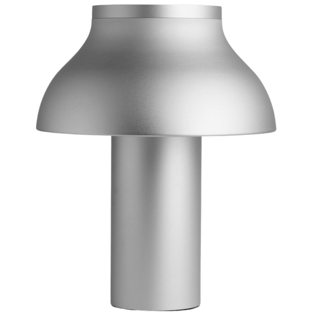 PC TABLE LAMP IN SILVER