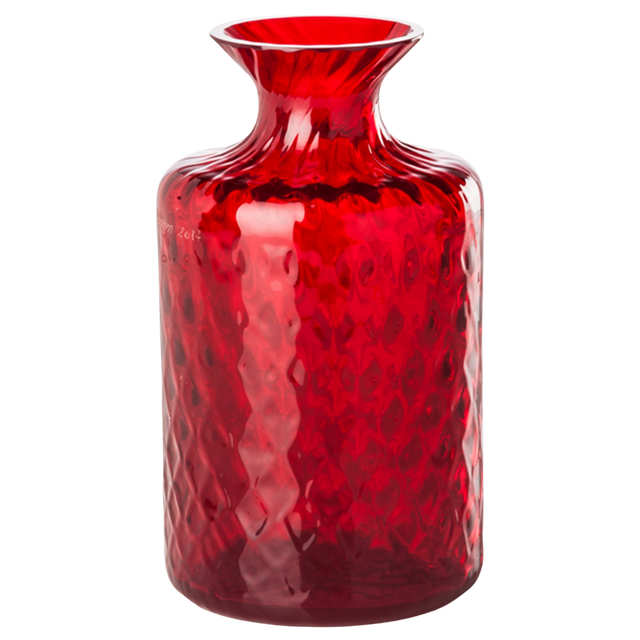 VENINI MONOFIORI CARNEVALE VASE RED BALLOTON