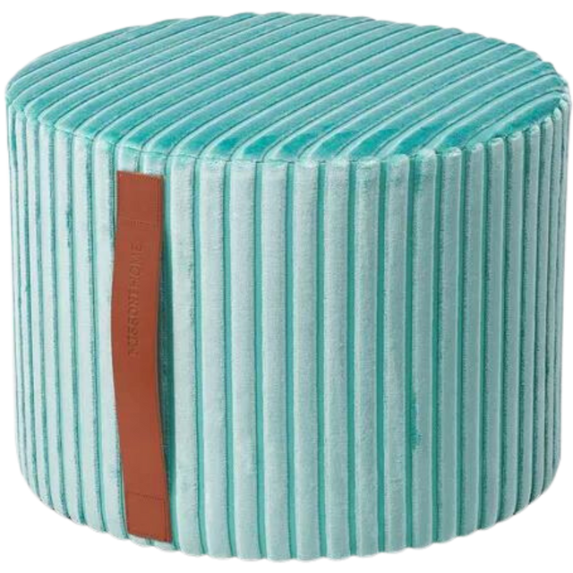 POUF COOMBA IN TURQUOISE