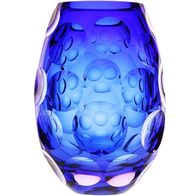 BUBBLES VASE IN ALEXANDRITE BLUE