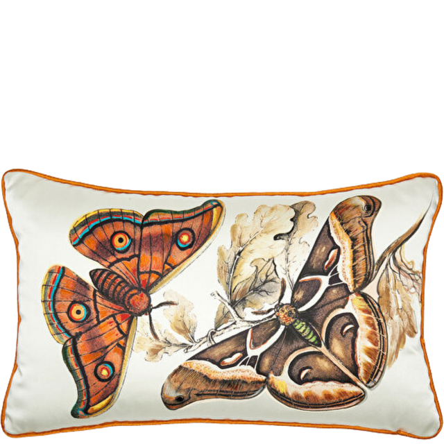 ALPAQ STUDIO. BUTTERFLY SILK RECTANGULAR CUSHION