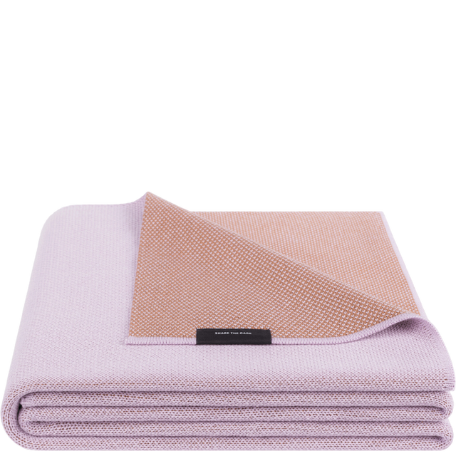 LILAC BROWN WOOL BLANKET