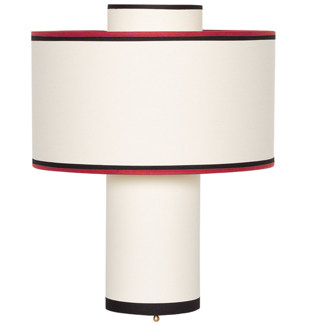 BIANCA TABLE LAMP IN RED