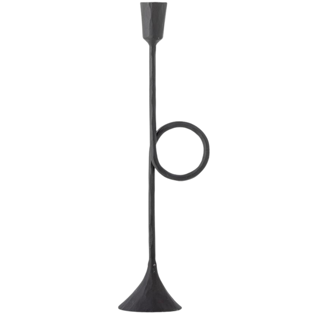 JADA CANDLE HOLDER IN BLACK