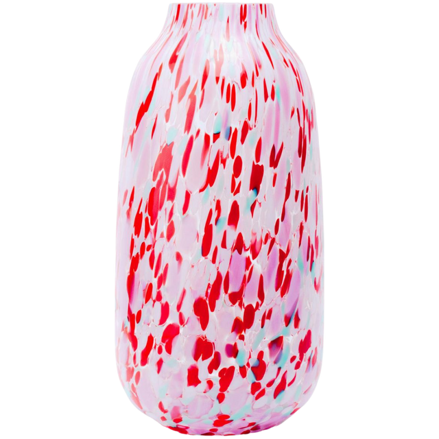 CONFETTI  GLASS VASE