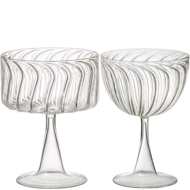 SERVING GLASS BOWLS SET