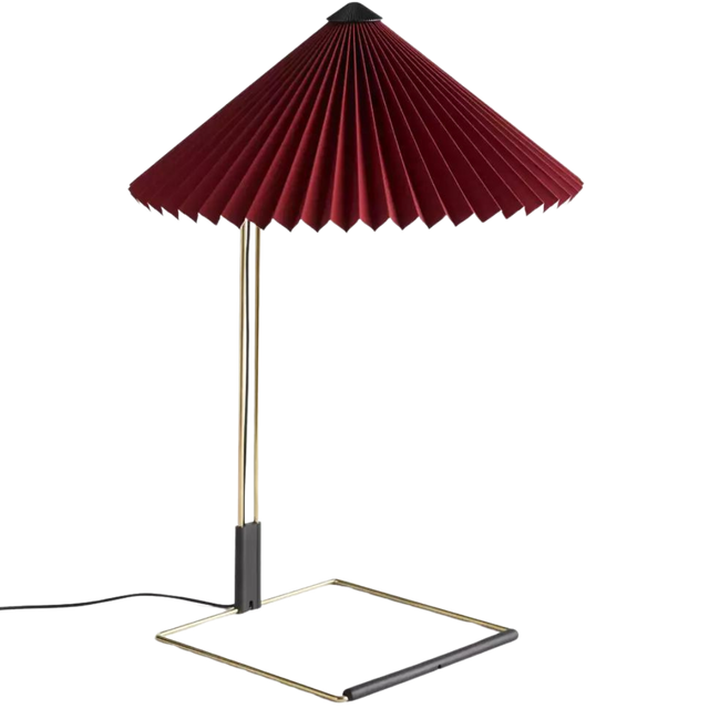 HAY MATIN TABLE LAMP IN OXIDE RED