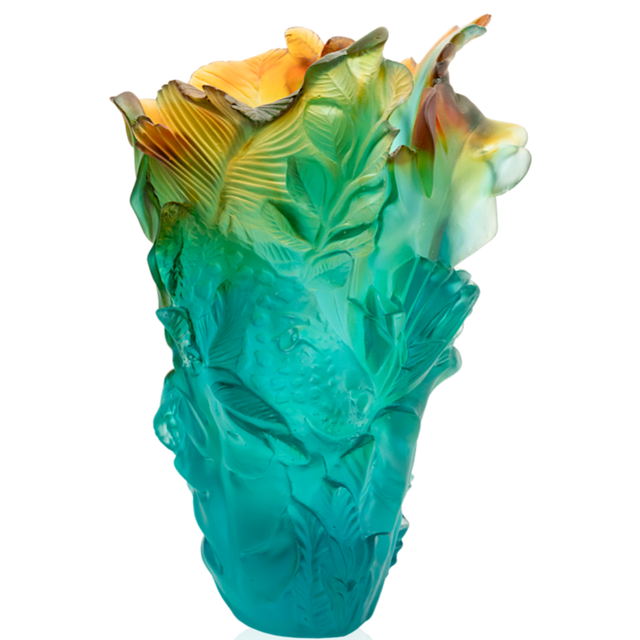 LARGE VASE TROPICAL VOYAGE