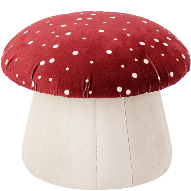 CHILDREN'S POUF LUE IN MUSHROOM FORM