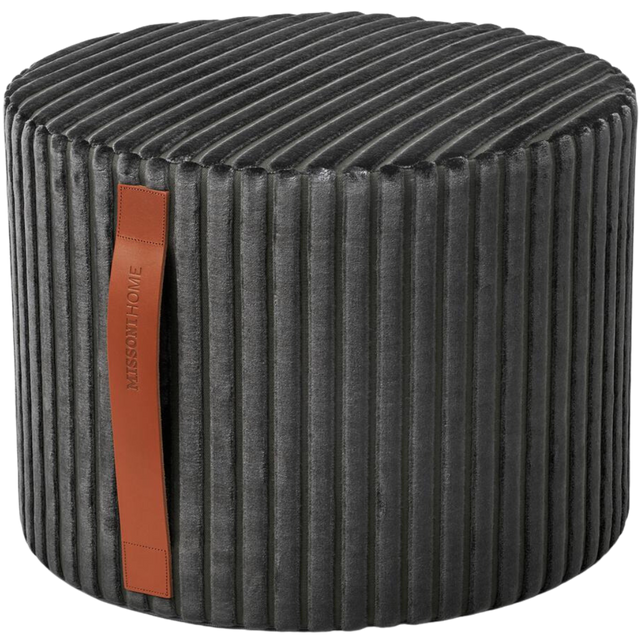 POUF COOMBA IN ANTHRACITE