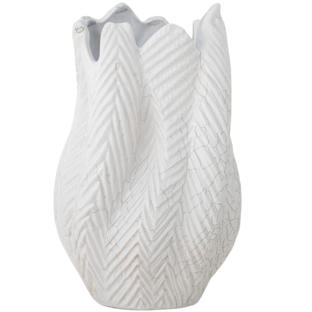 BESA VASE IN WHITE