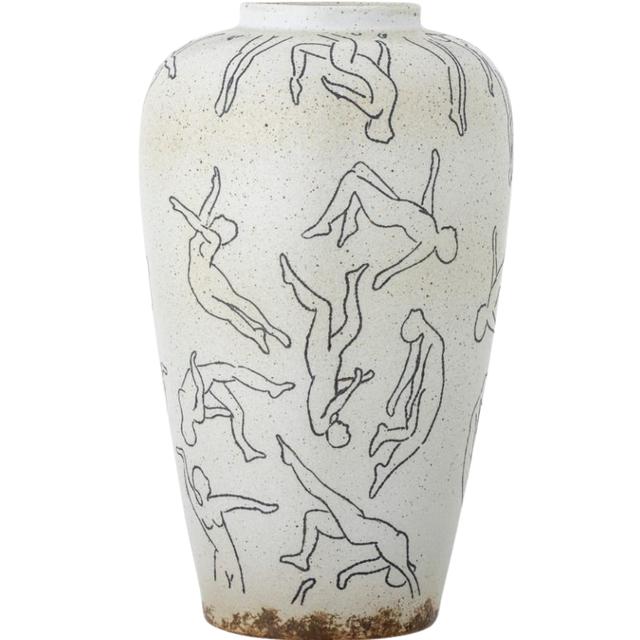 ADAH VASE IN NATURAL