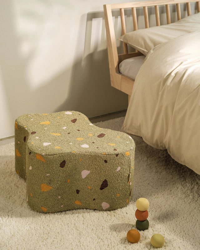 TERRAZZO MOSS CLOUD POUF