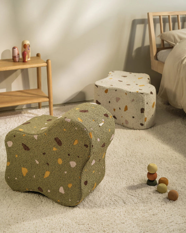 TERRAZZO MOSS CLOUD POUF