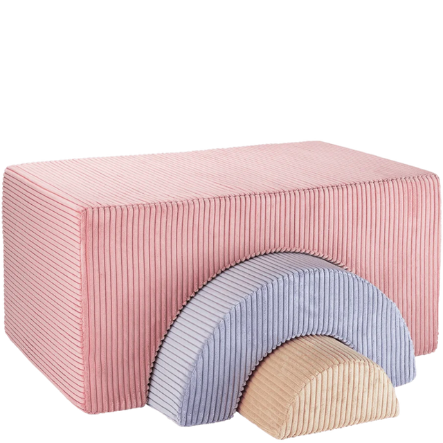 PINK MOUSSE RAINBOW PLAY SET