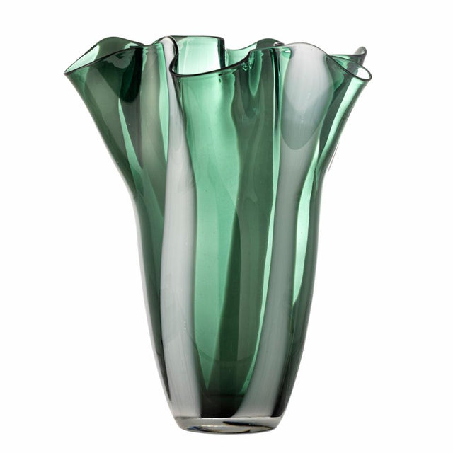 LETTICE VASE IN GREEN