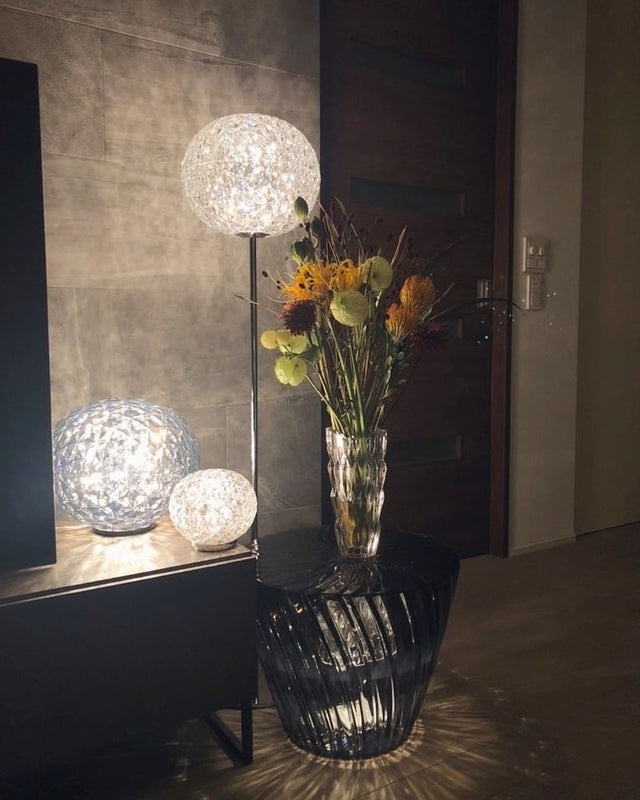 PLANET FLOOR LAMP IN CRYSTAL 130/160 CM