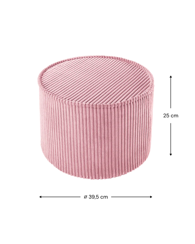 PINK MOUSSE POUF