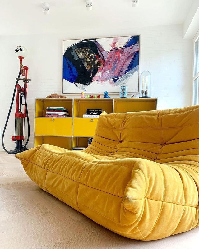 FRENCHY ARMCHAIR IN CURRY