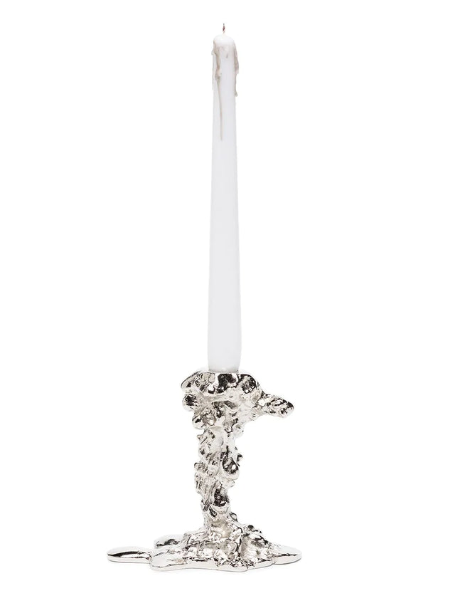 TIMMO SMALL CANDLE HOLDER IN SILVER