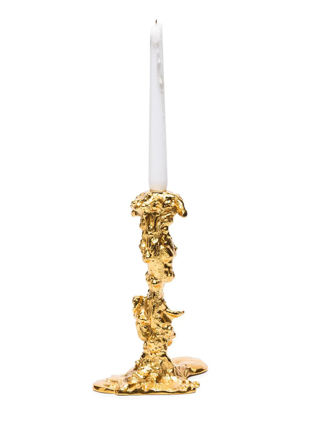 TIMMO CANDLE HOLDER IN GOLD