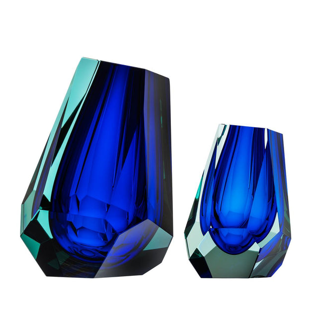 VASE PEAR IN BLUE