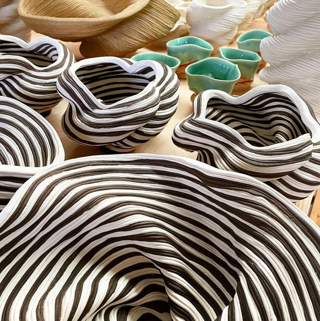 PHILIP M SOUCY SMALL BOWL IN CACAO & MILK