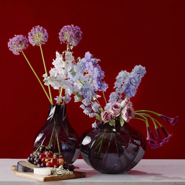 TWISTED VASE IN BLUE