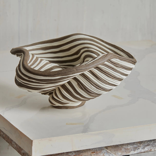 PHILIP M SOUCY SMALL BOWL IN CACAO & MILK