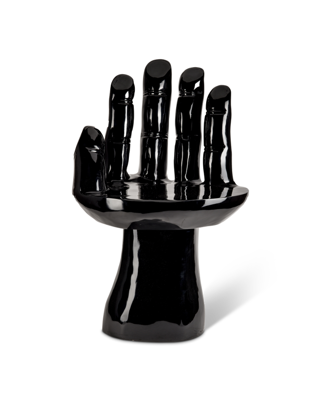 FUTURISTIC HAND CHAIR IN BLACK