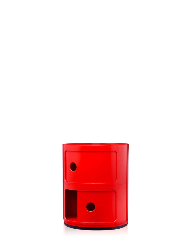 SMALL MODULAR STORAGE LOCKER IN RED