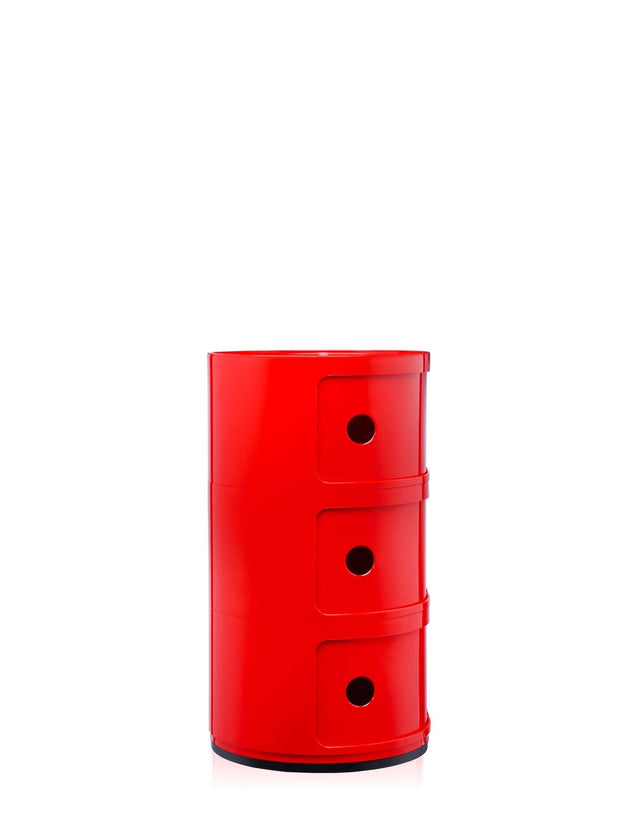 MODULAR STORAGE LOCKER IN RED