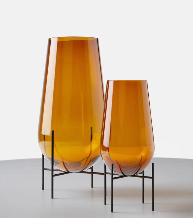 ECHASSE VASE IN AMBER