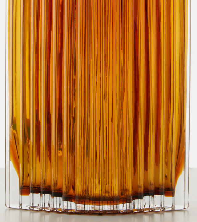 FOLIUM TALL VASE IN AMBER