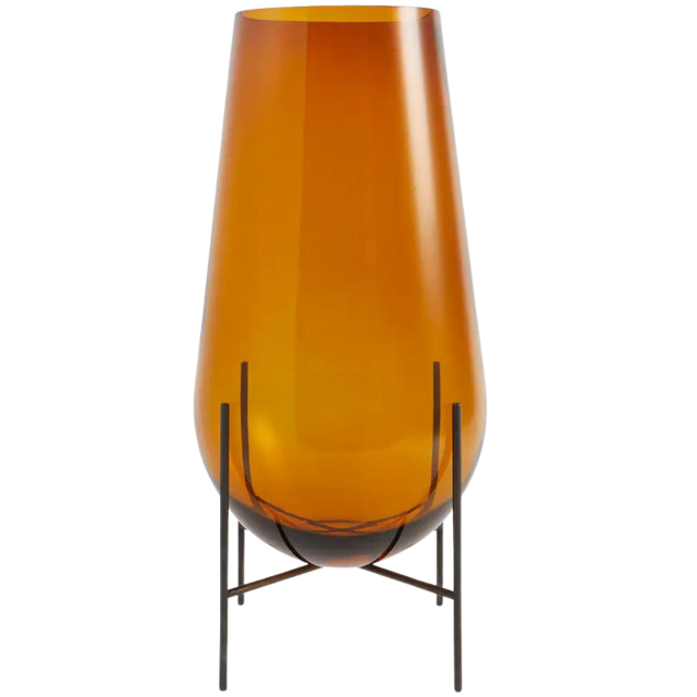 ECHASSE VASE IN AMBER