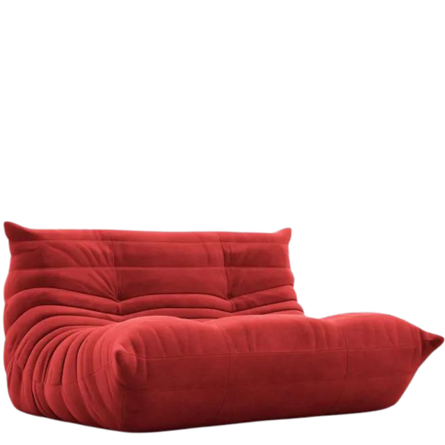 SOFA FRENCHY IN GOYA RED