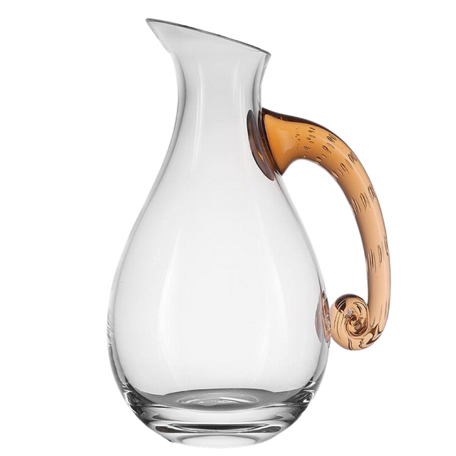 HEI GLASS JUG IN AMBER