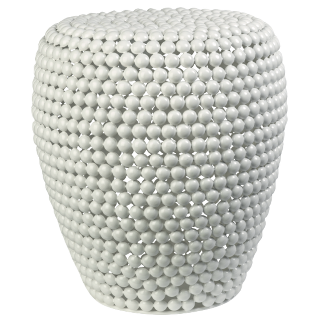 DOT STOOL IN WHITE