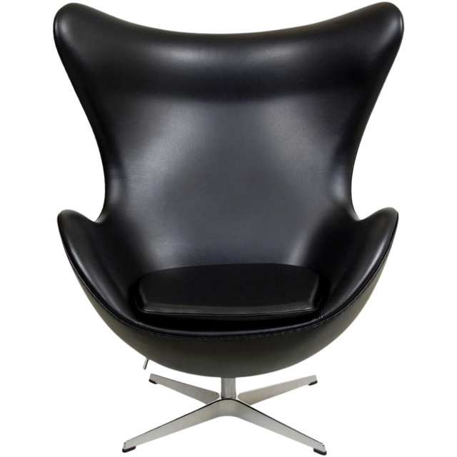 THE EGG CHAIR IN BLACK