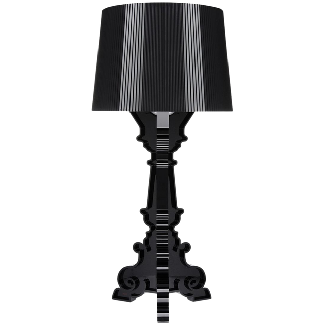 BOURGIE TRANSPARENTE TABLE LAMP IN BLACK