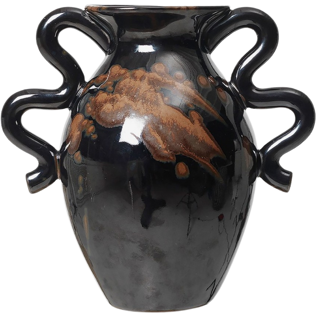 VERSO BLACK VASE