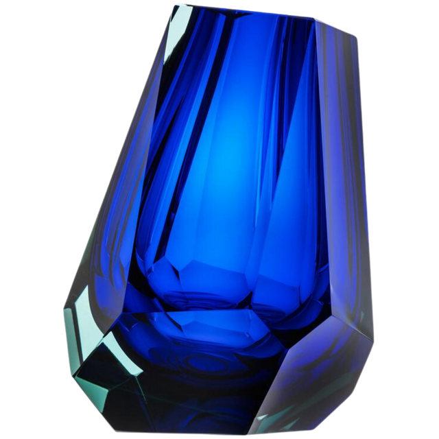 VASE PEAR IN BLUE