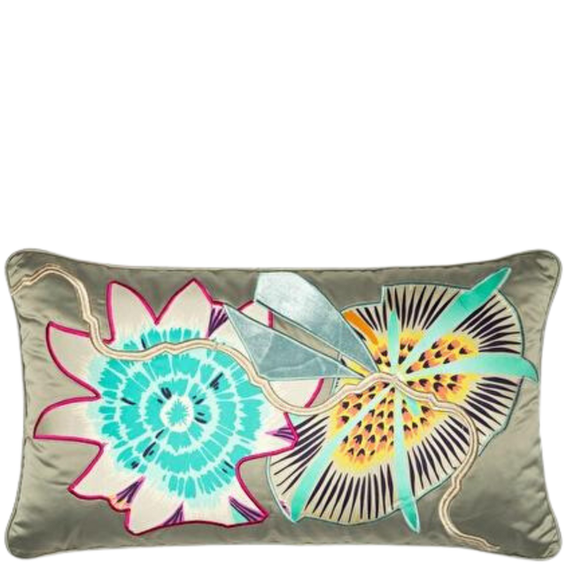 ARTICHOKE RECTANGULAR SILK CUSHION